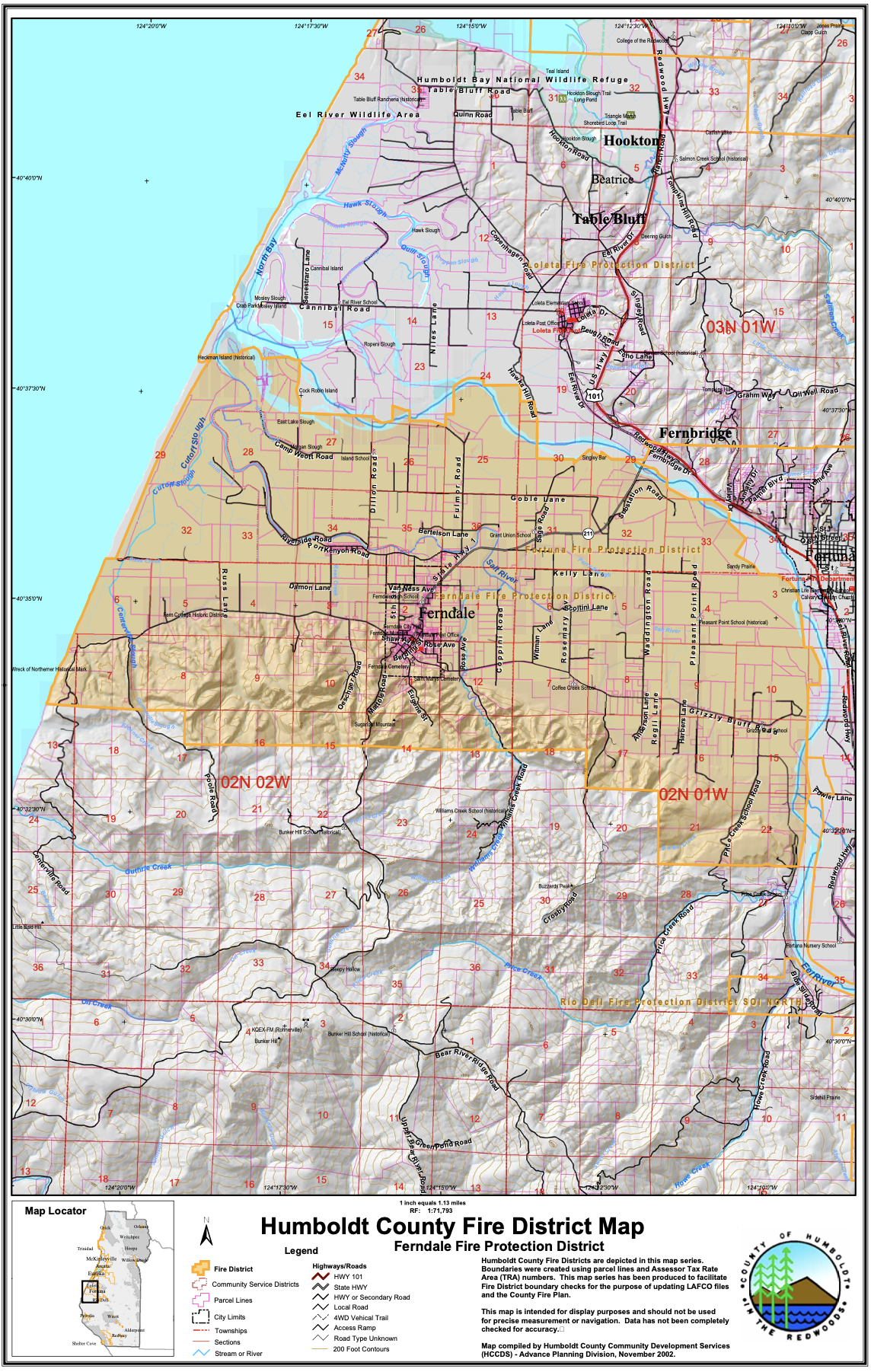 Ferndale Fire District Map
