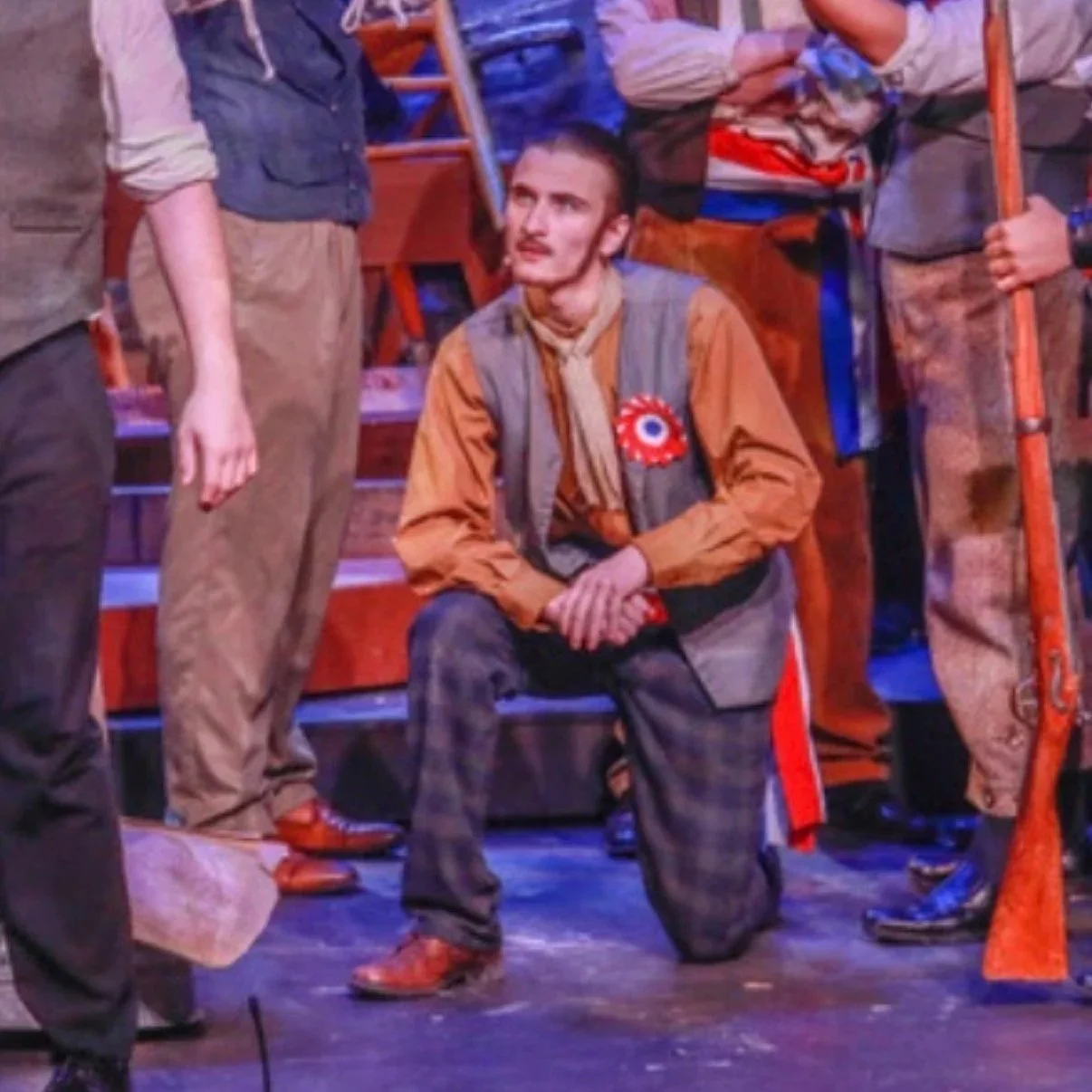 Show: Les Miserables,
Role: Grantaire
High School Junior Musical