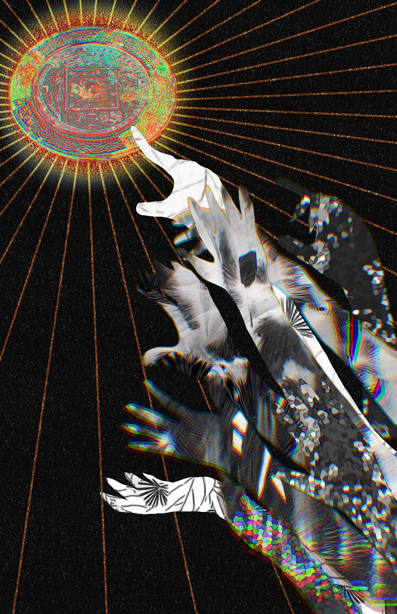 Praise the Sun, 2025, Digital Collage