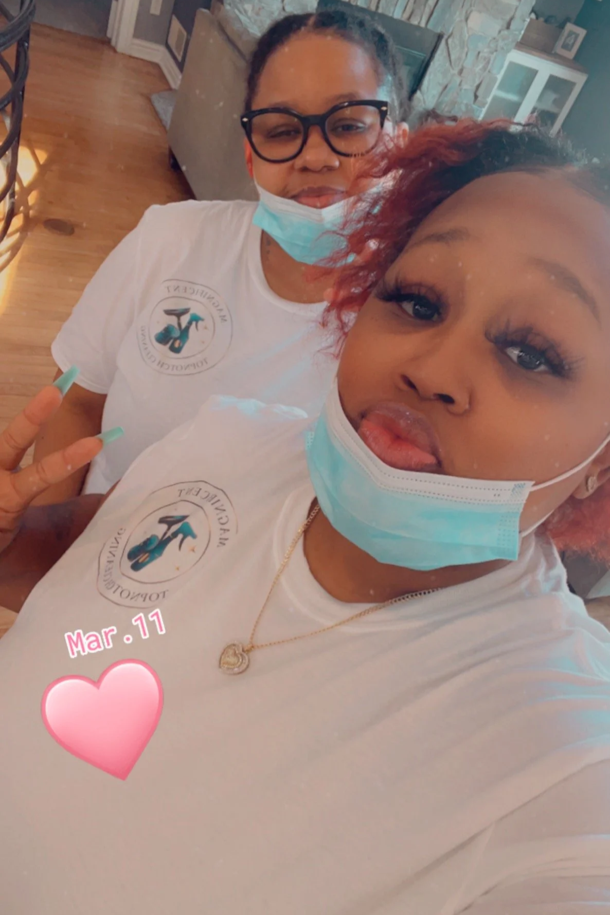 Owners of Magnificent Topnotch Cleaning LLC during a cleaning service.