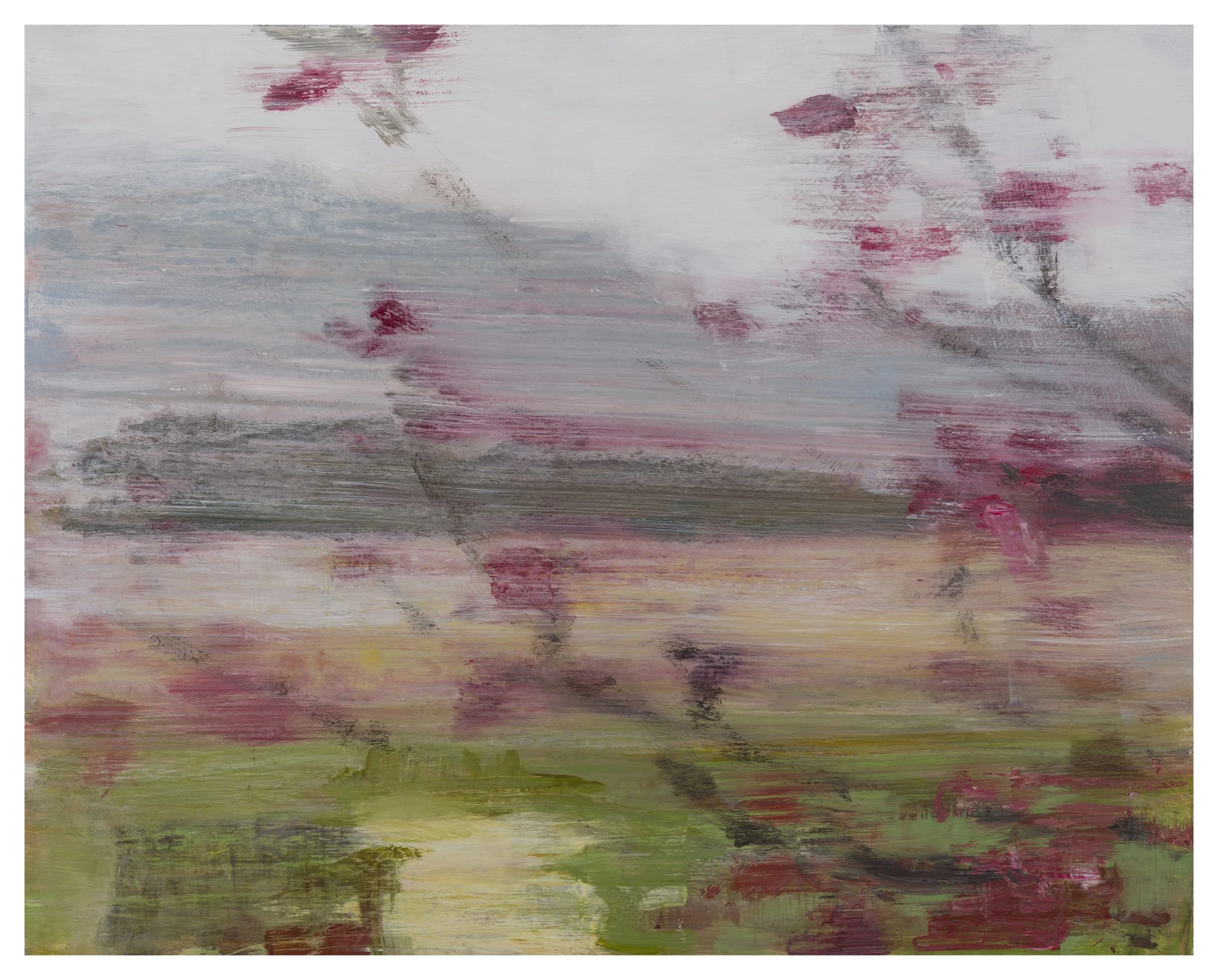 Vevi Pass, 2026, Acrylic on birch panel, 40 x 50cm