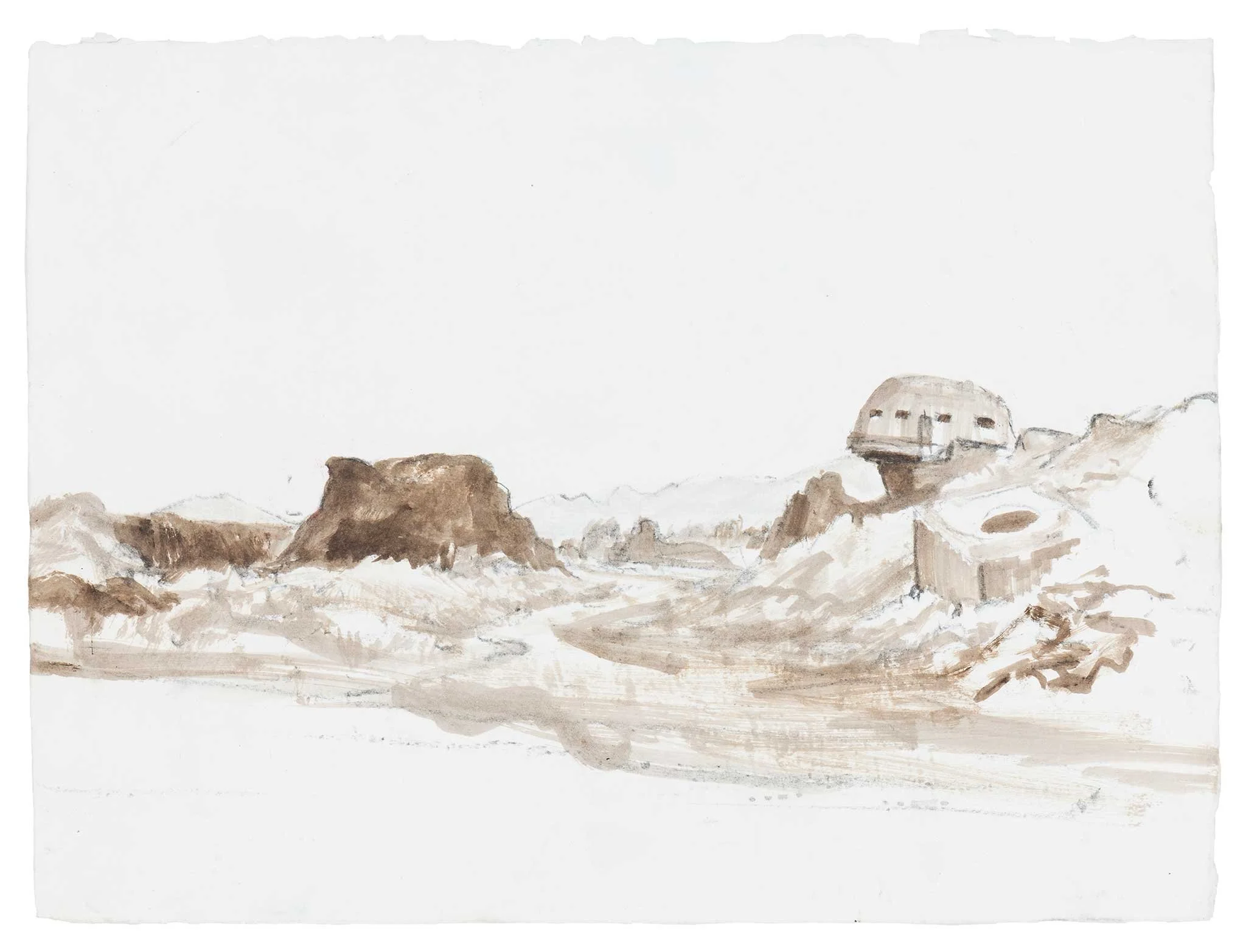 Bunker, Italian Bunkers Corinth, 2025-26, 38x28cm