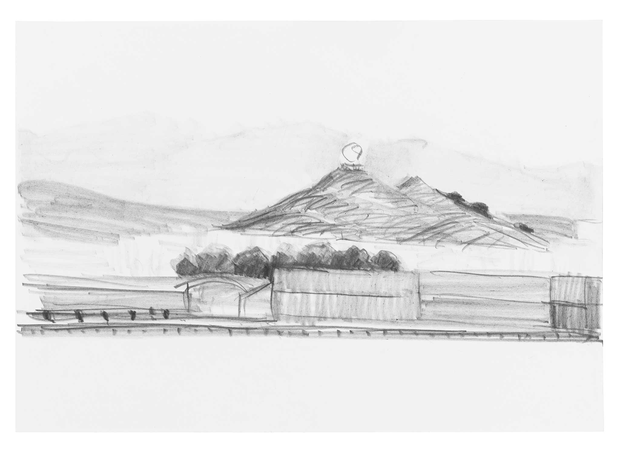Untitled 31, 2025, Graphite on paper, 29x21cm