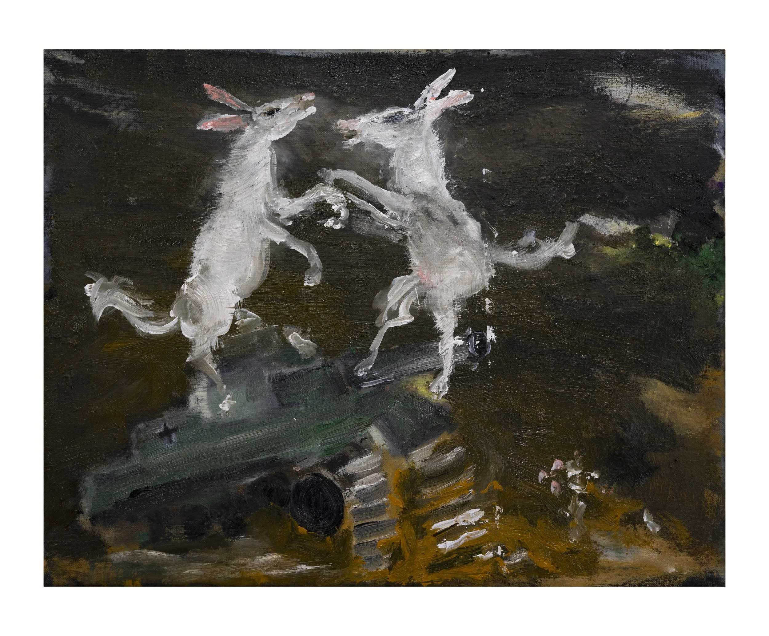 Victory Parade, 2026, oil on linen, 42 x 51cm 