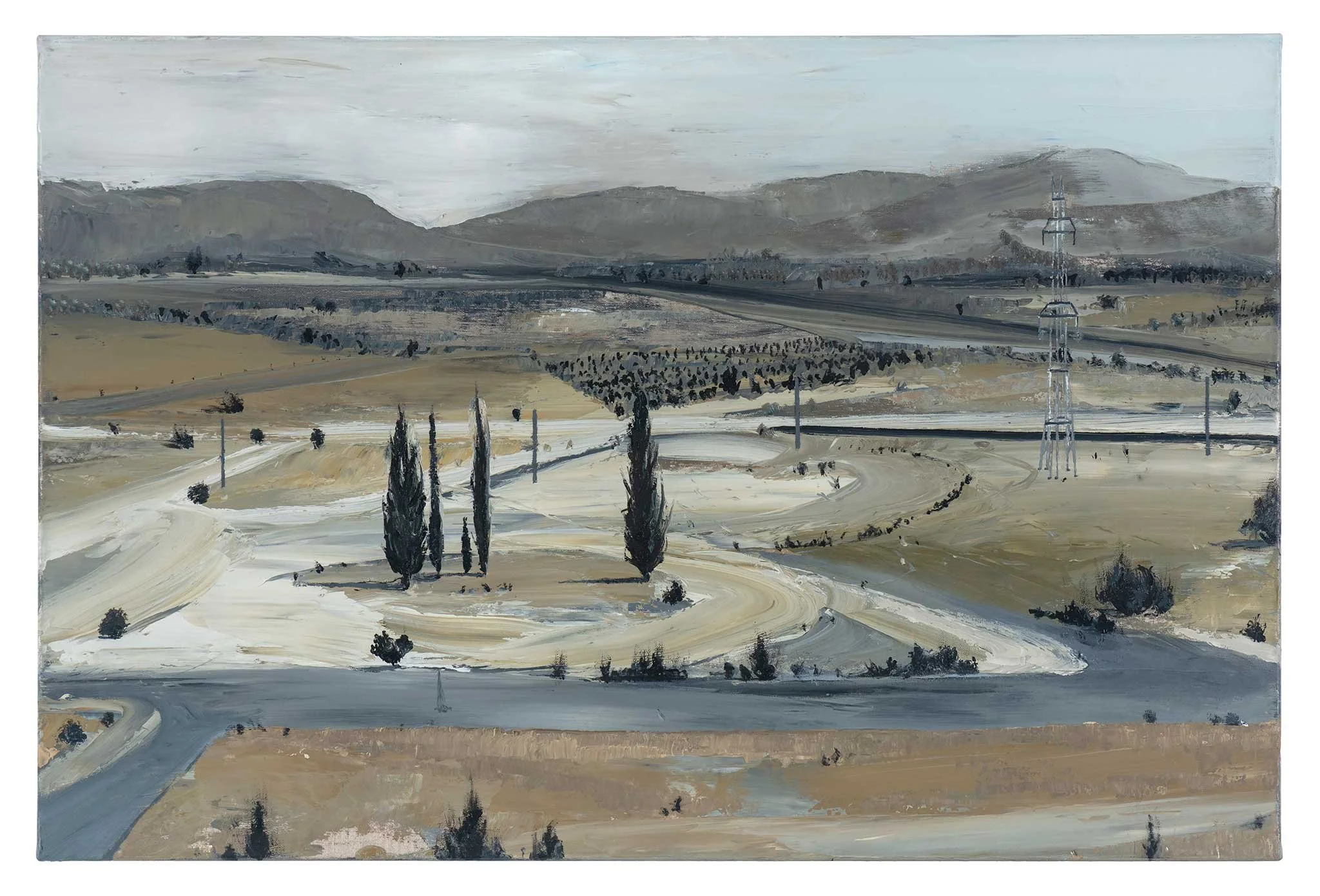 Thermopyles, 2026, oil on linen, 62x91 cm