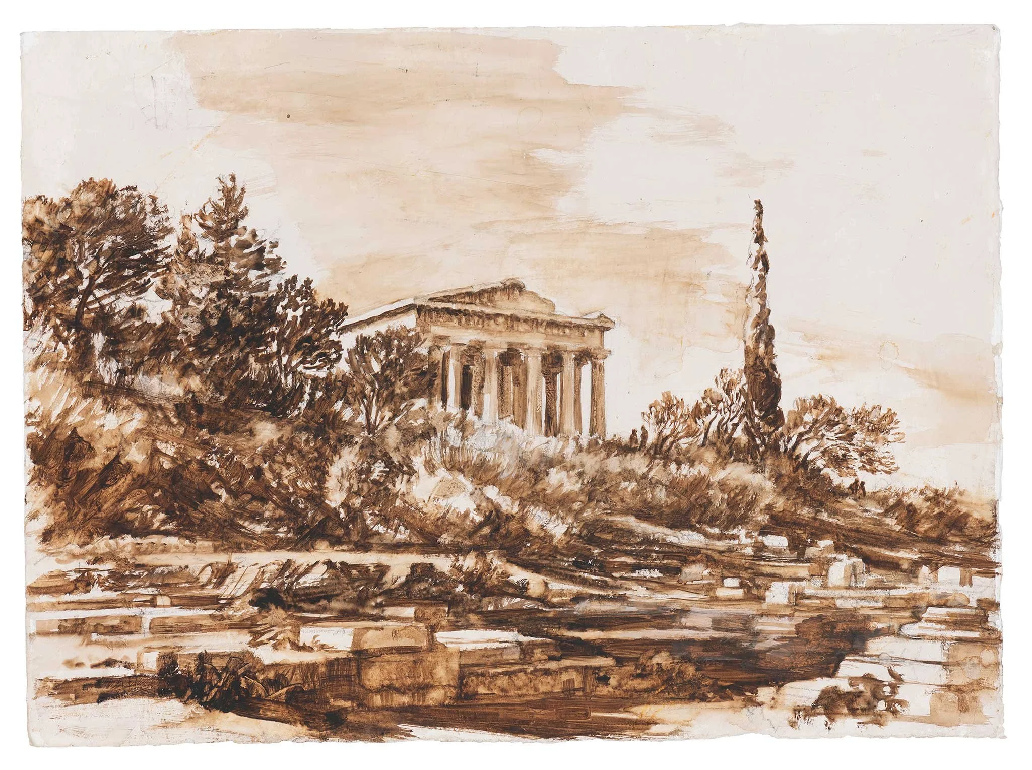 Temple Of Hephaeshes, 2025-26, 38x28cm
