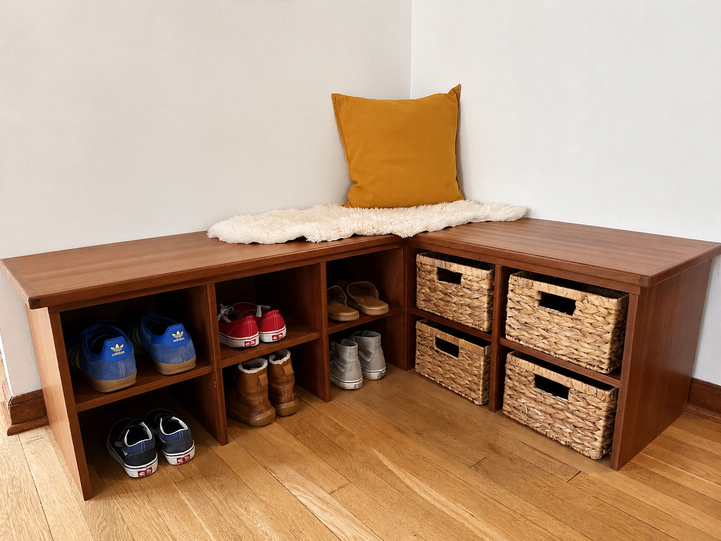 Corner Entry Bench