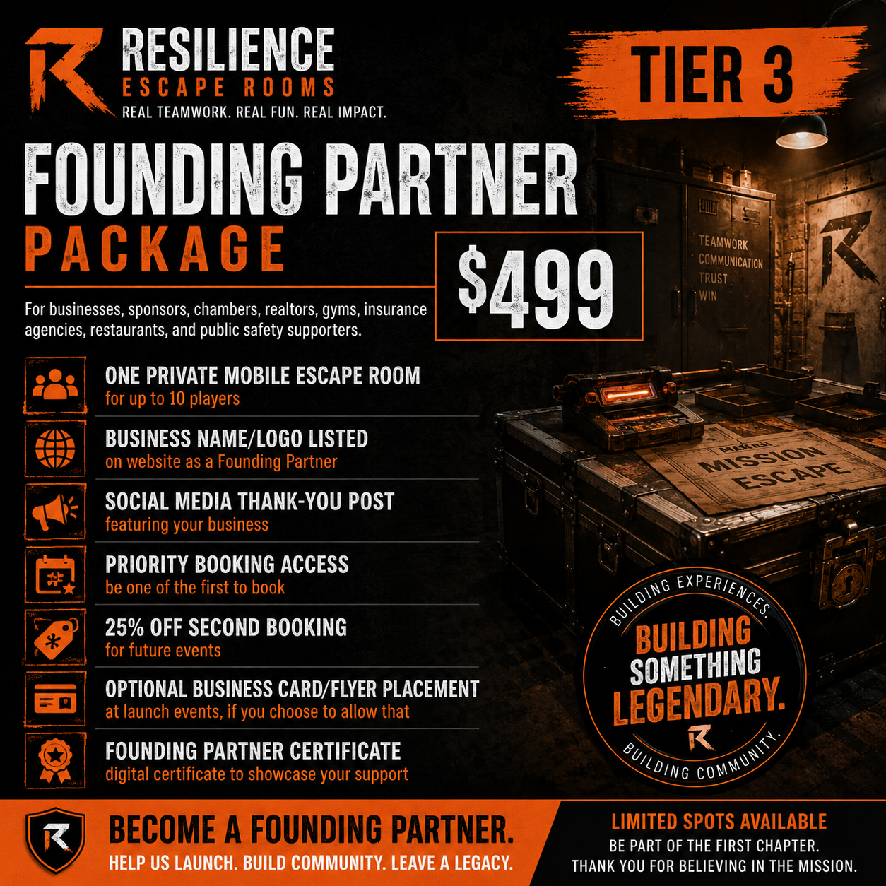 TIER 3 - Founding Partner Package