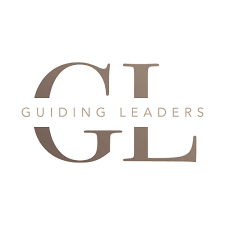 Logo with the letters 'G' and 'L' in large font and the words 'Guiding Leaders' in smaller font below.