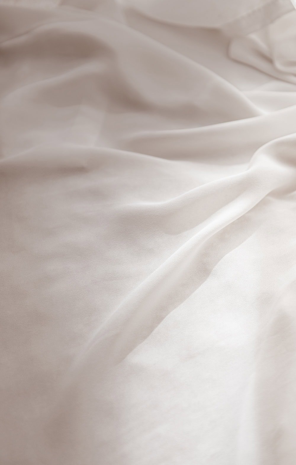 Beige wrinkled fabric