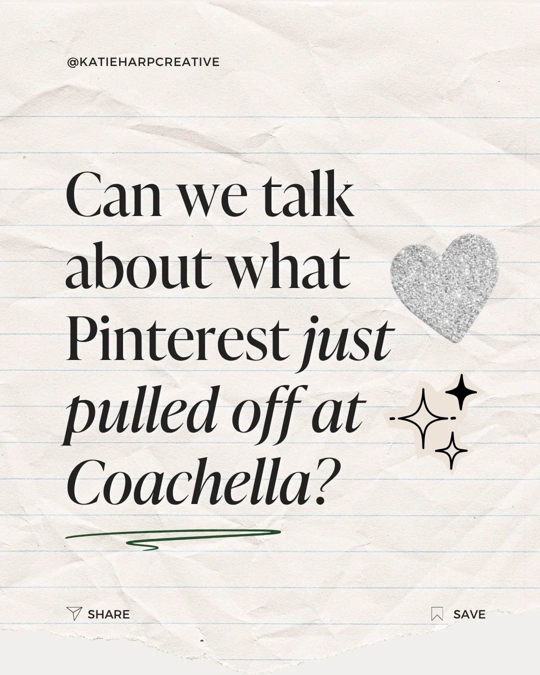 Did you hear about what Pinterest did at Coachella this year?