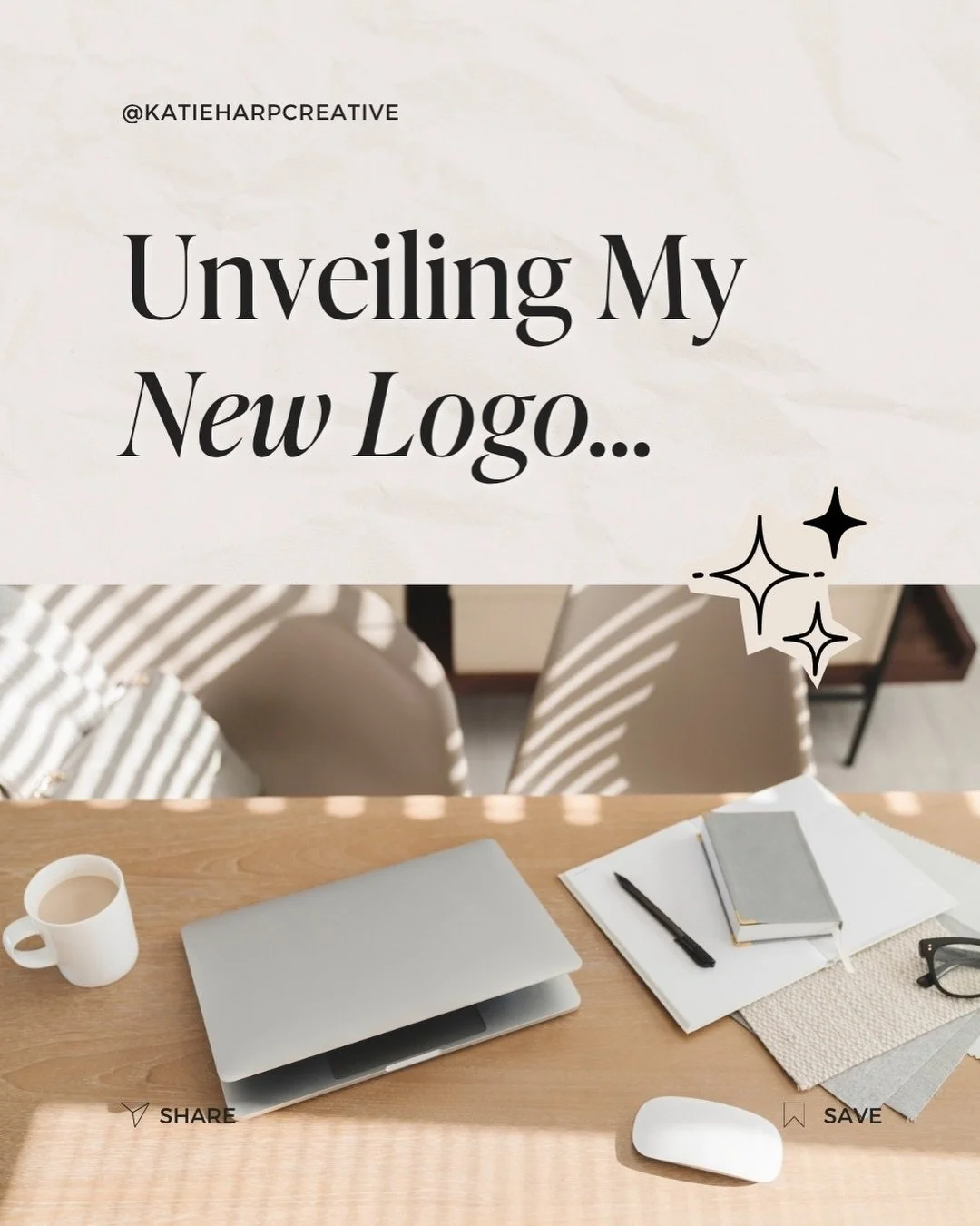 I&rsquo;ve been working on a (long overdue) new logo&hellip; here it is! 🤭
