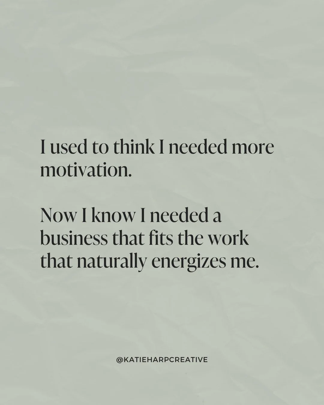 Have you changed your mind about anything in your business?
