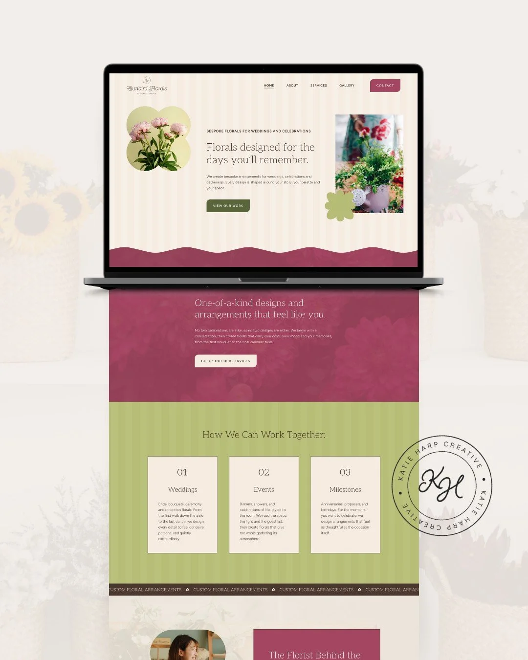 Just finished my newest brand and website design for Sunbird Florals. 💐

Want to work together? Check out my website or DM me to learn more!