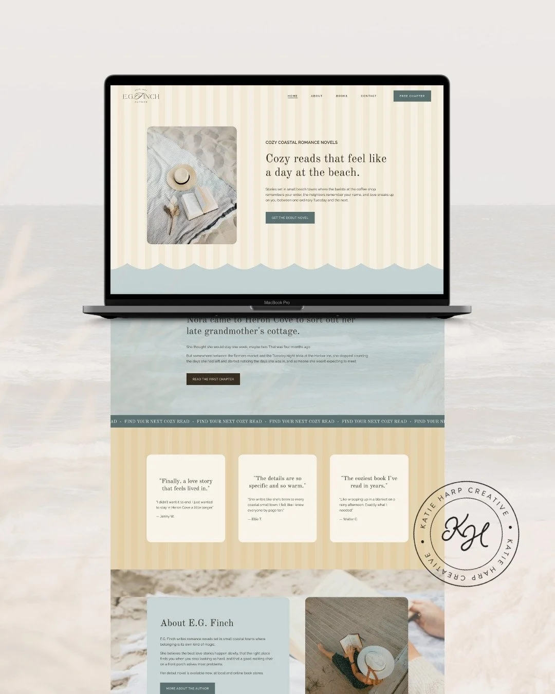 E.G. Finch website preview