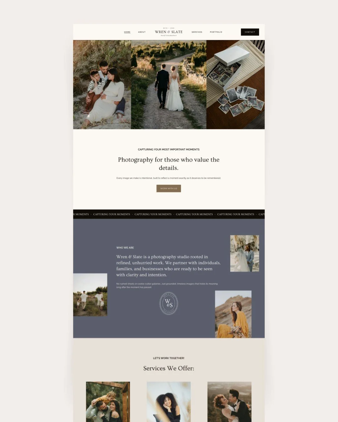 Wren & Slate Photography Mockup