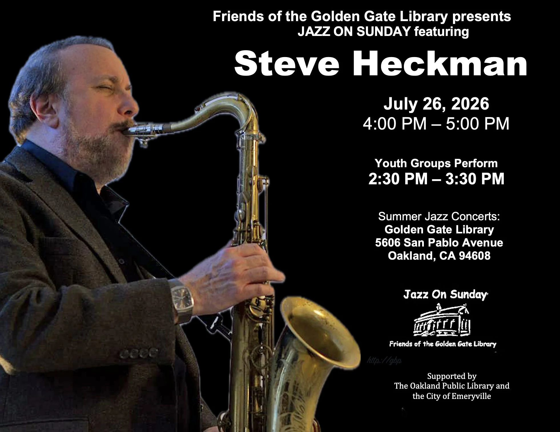 Steve heckman at GG library