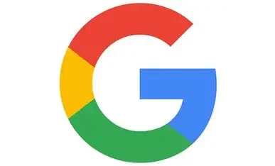 Google logo with multicolor letter G in red, yellow, green, and blue