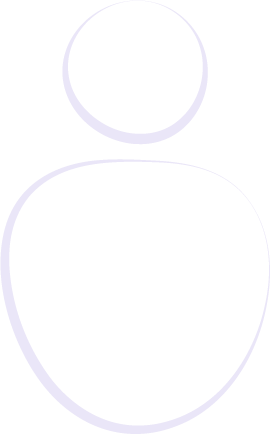 Breaking Limits icon representing social work therapeutic supports, abstract person design in soft purple