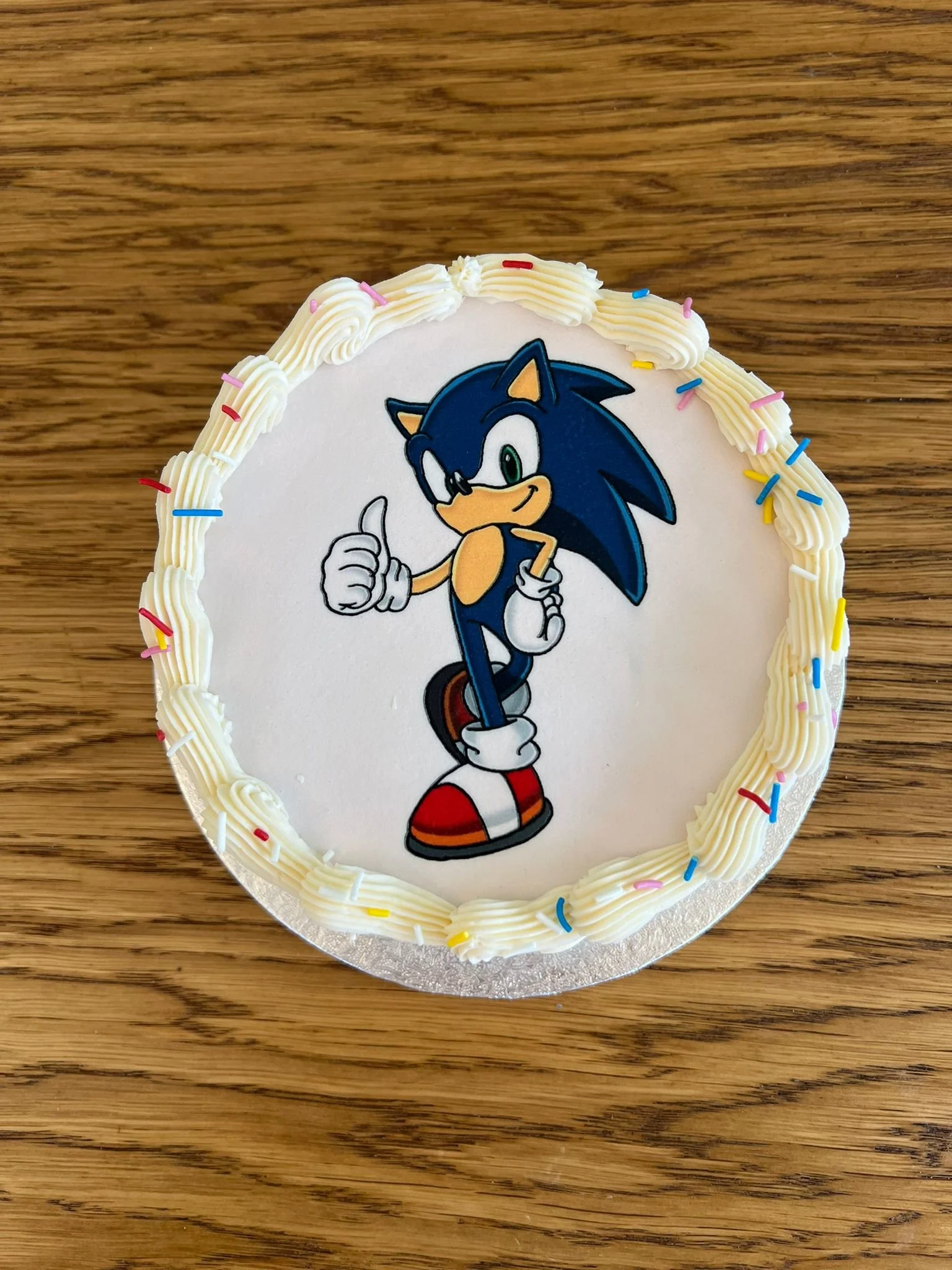 Classic Printed Topper Cake