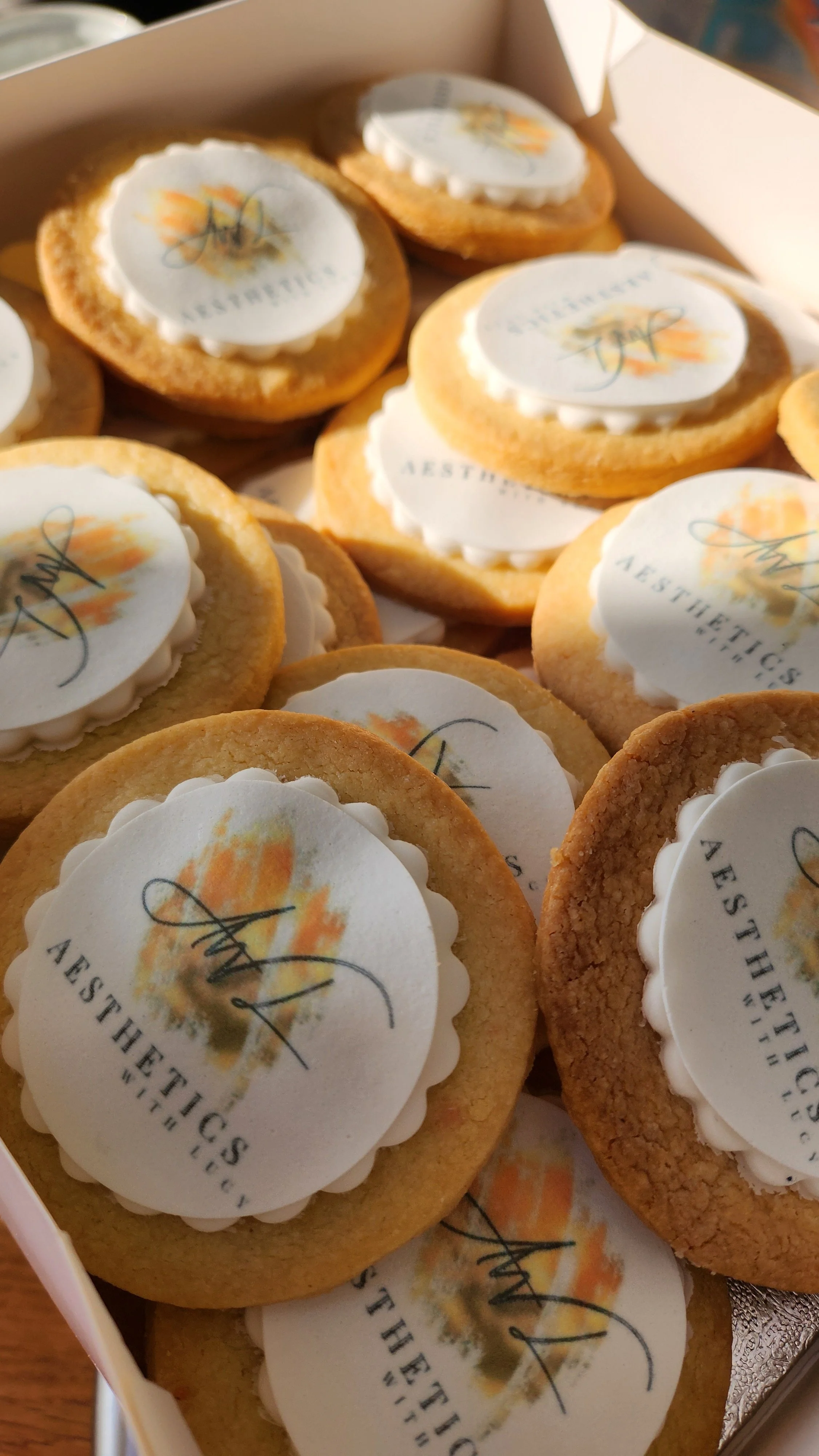 Corporate Logo Biscuits