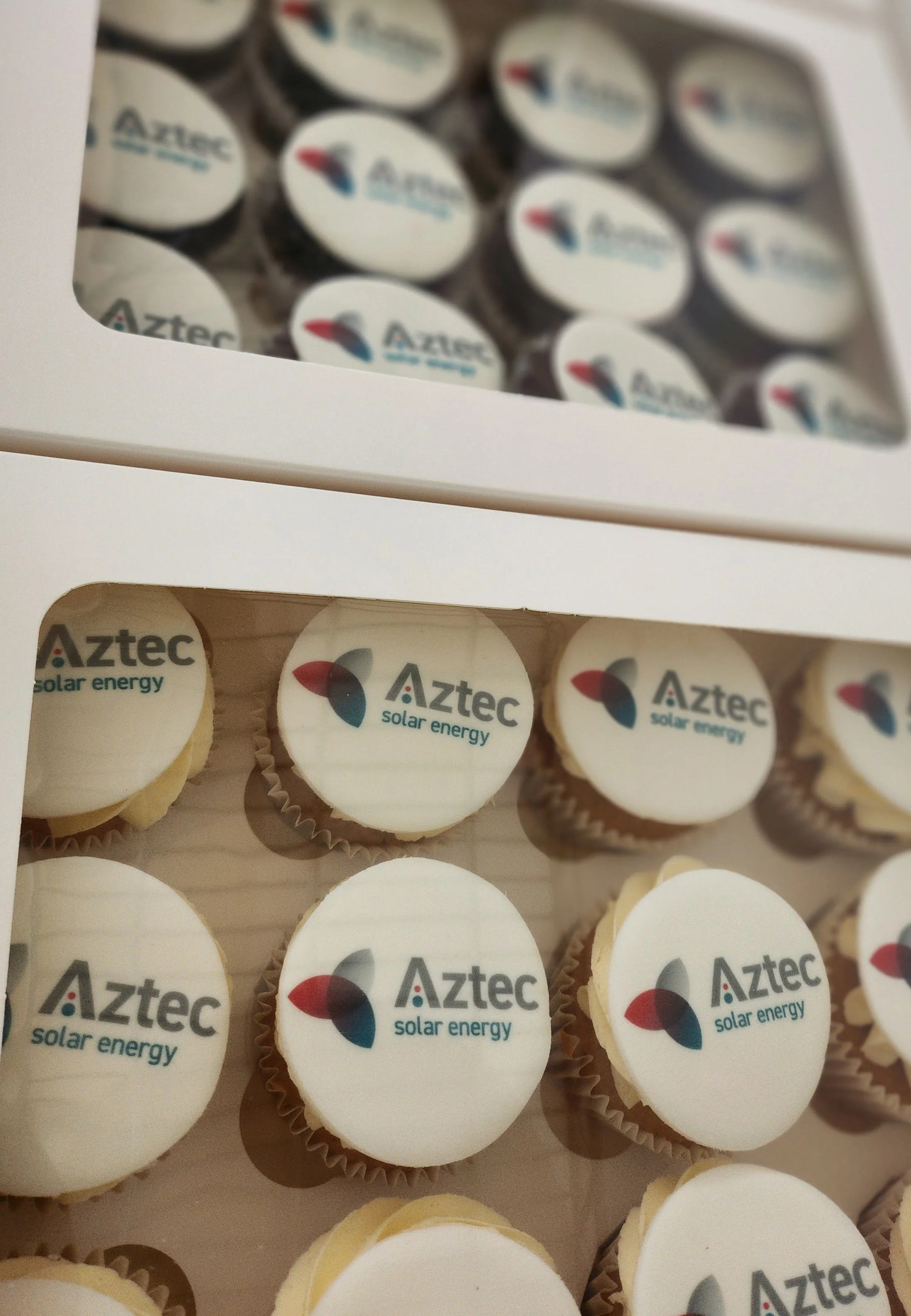 Corporate Logo Cupcakes