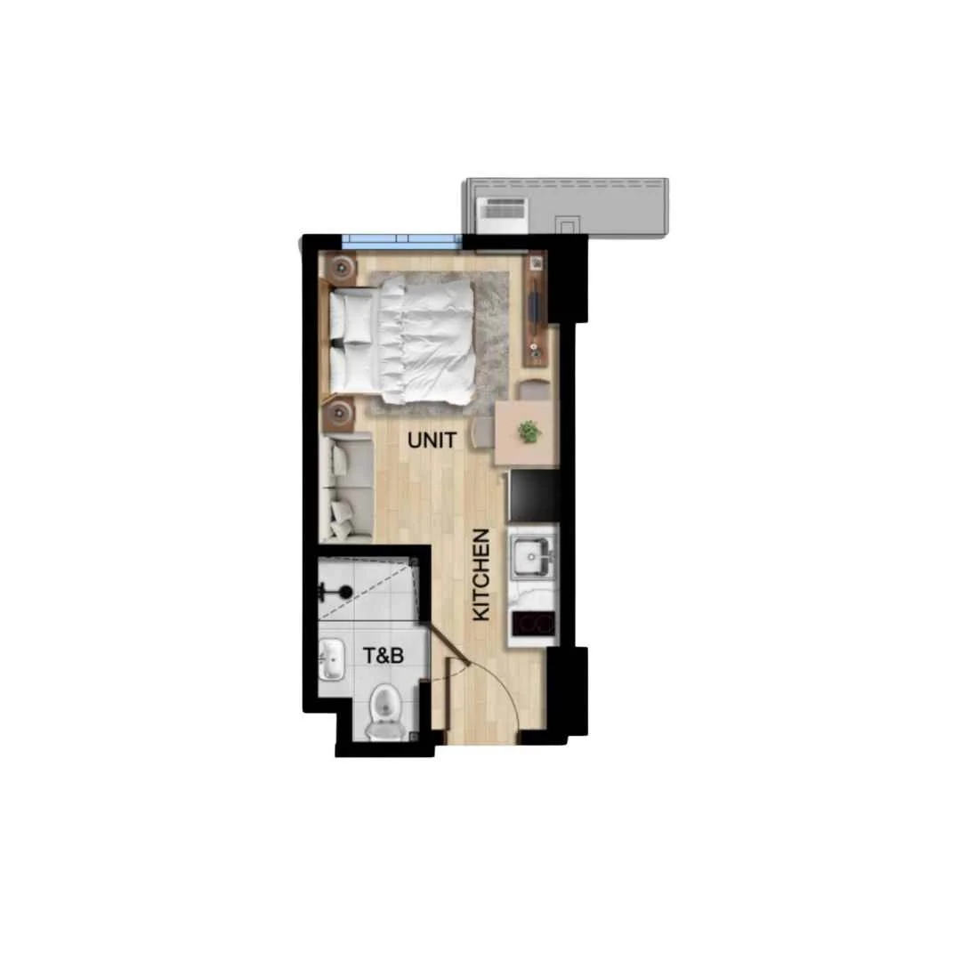 SOHO 1- Studio Unit 20. 23 sq.m