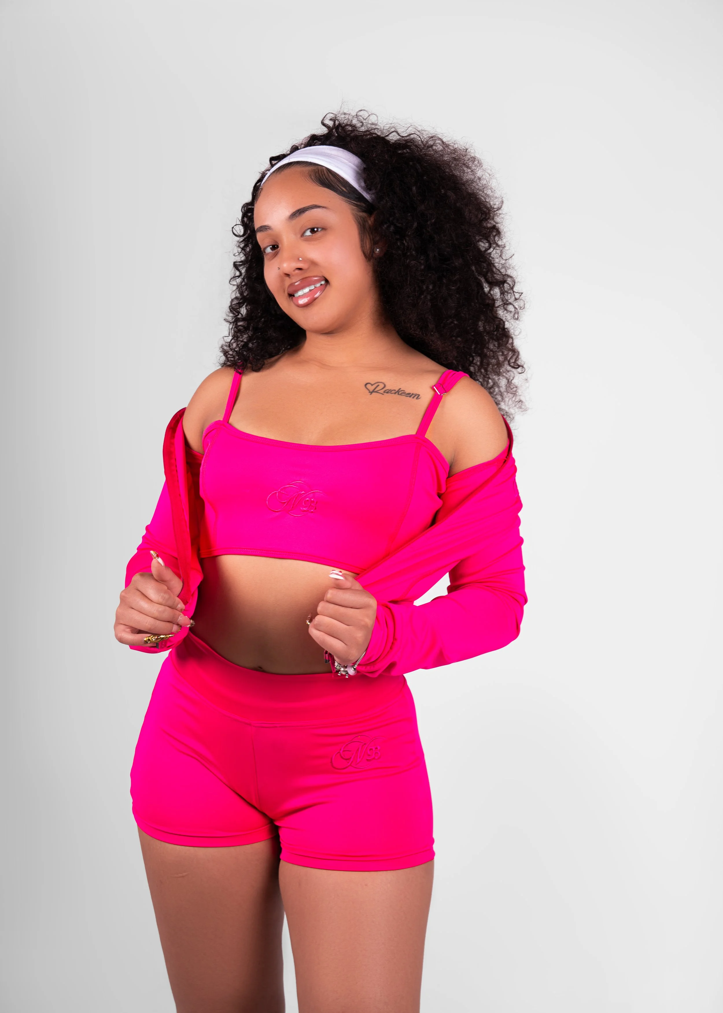Naturally Blessed Pink Bodysuit Set