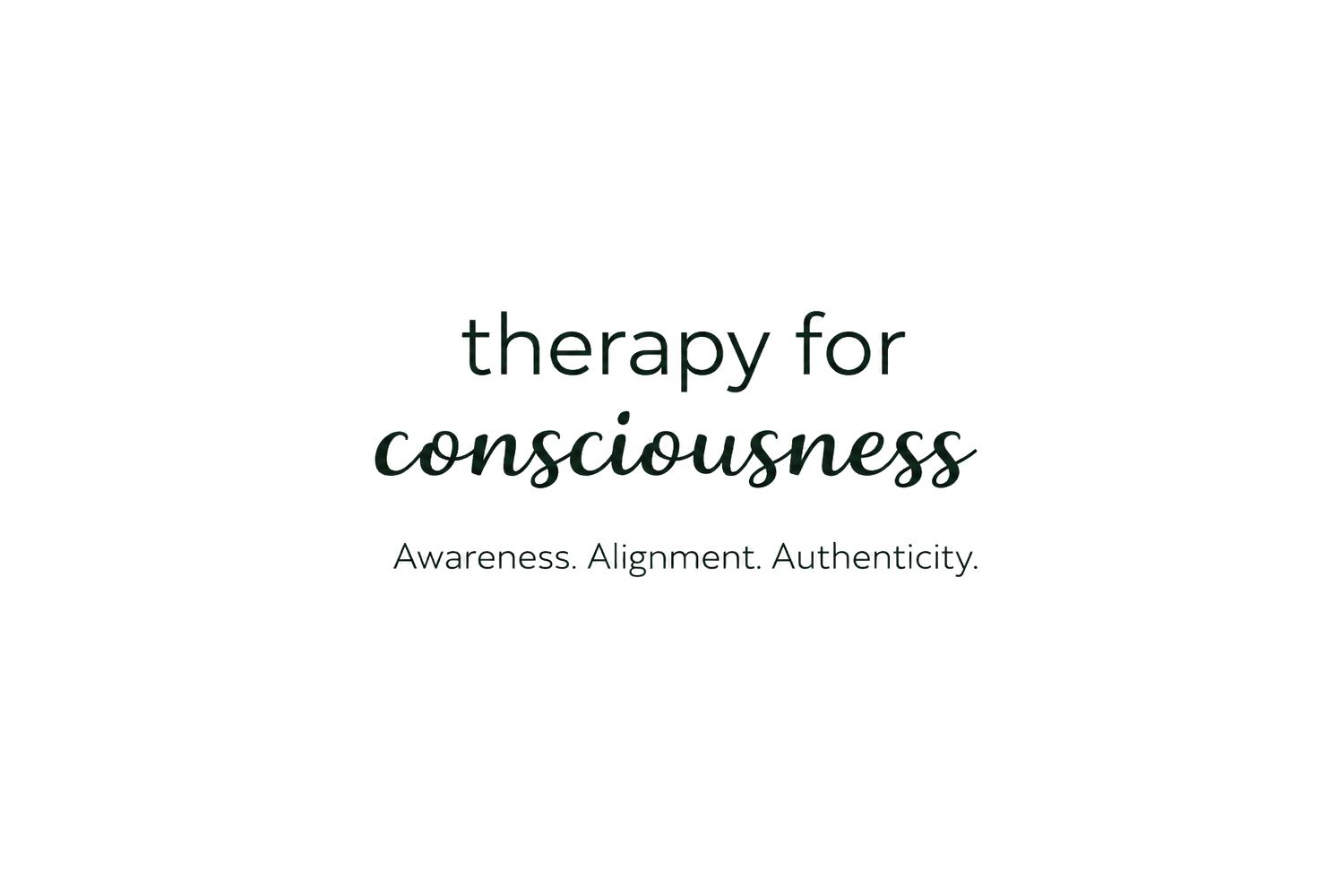 Therapy for Consciousness