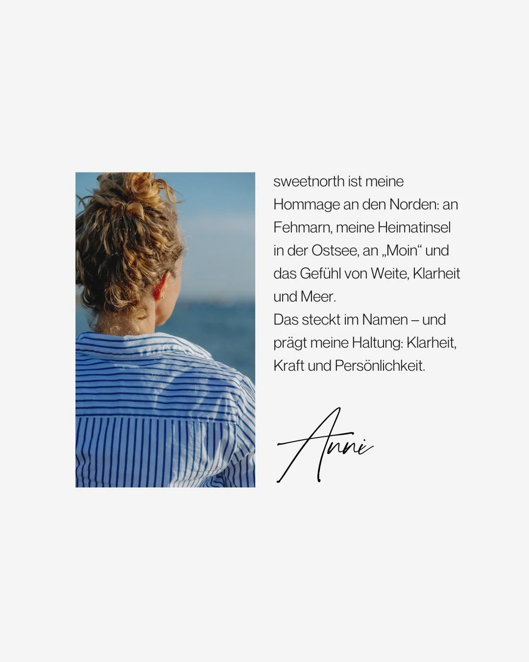 Moin Montag (heut mal am Dienstag:-)) &ndash; sch&ouml;n, dass du hier bist. Da in letzter Zeit einige neue Gesichter hier dazugekommen sind, ist es heute mal Zeit f&uuml;r eine kurze "Who am I and what it's all about" Runde.

Ich bin Anni.