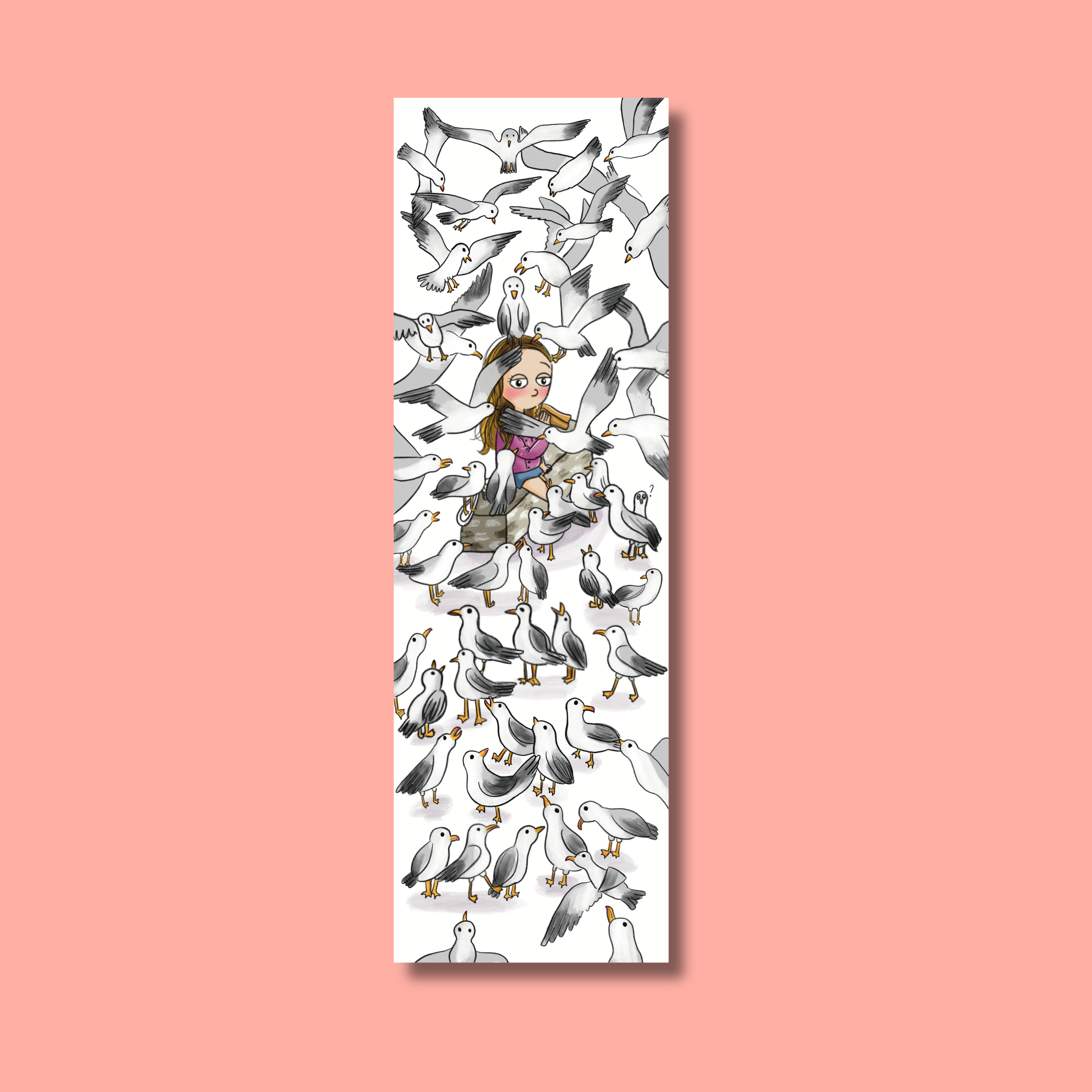 MARQUE PAGE MOUETTES
