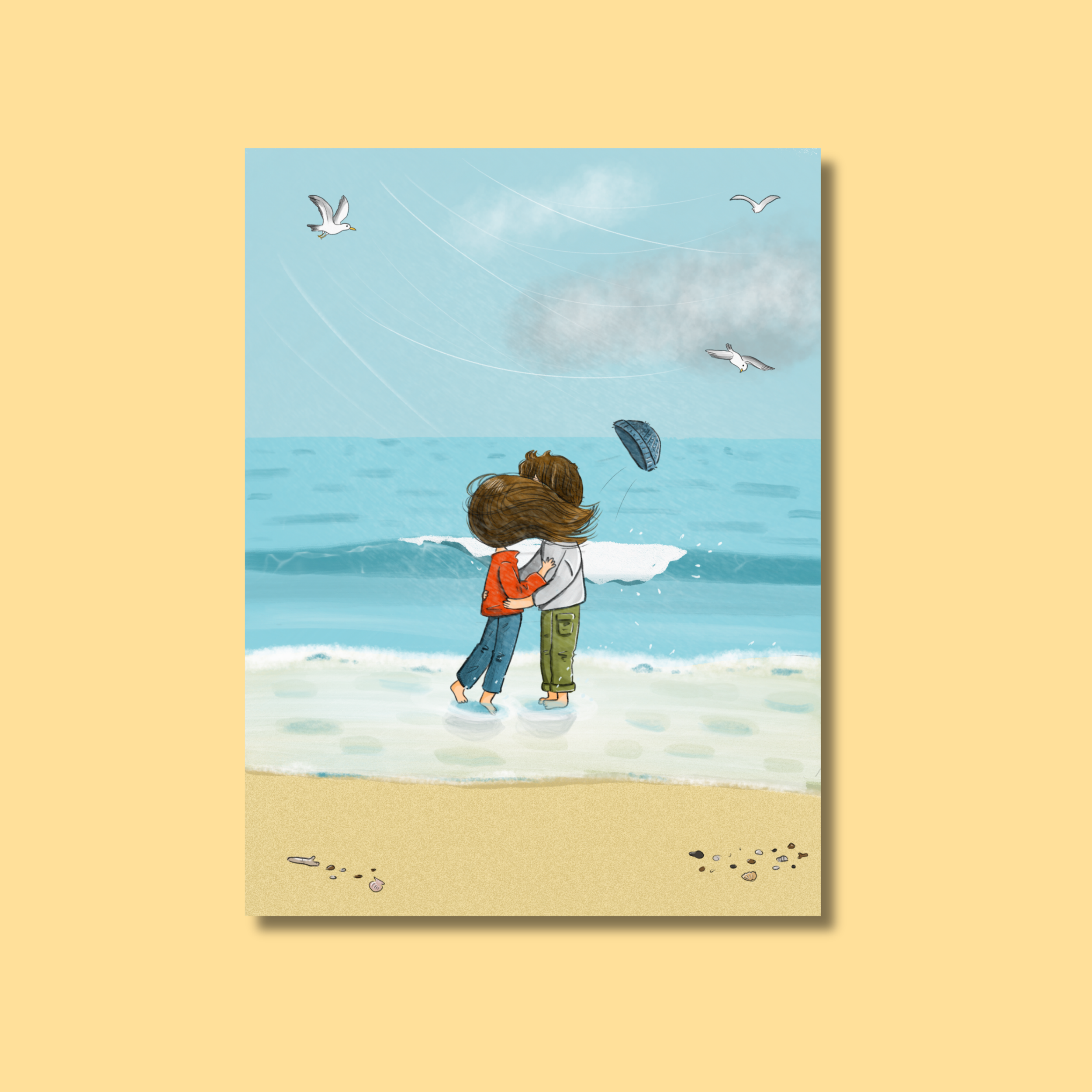 GRANDE CARTE POSTALE POKOU