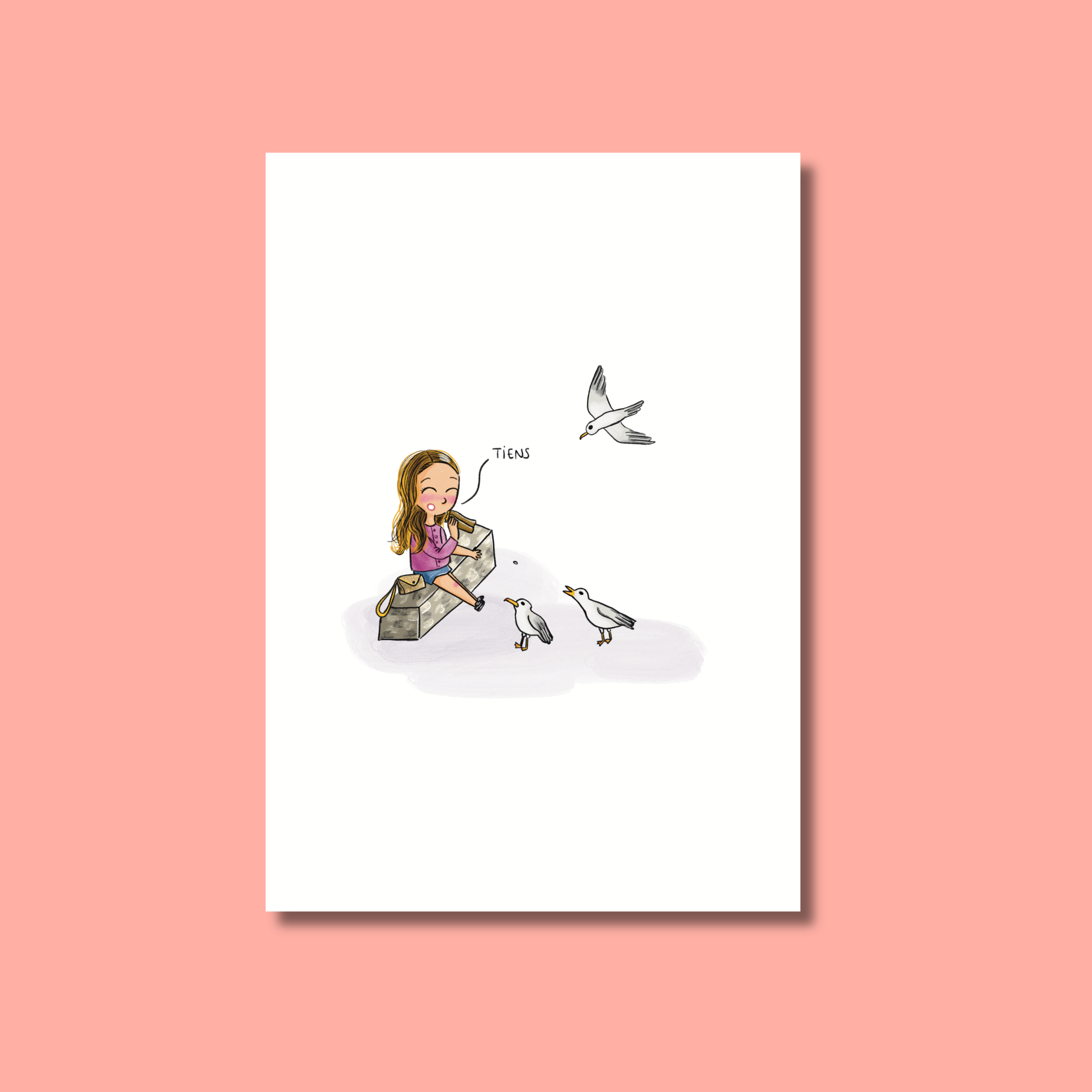 CARTE POSTALE MOUETTE