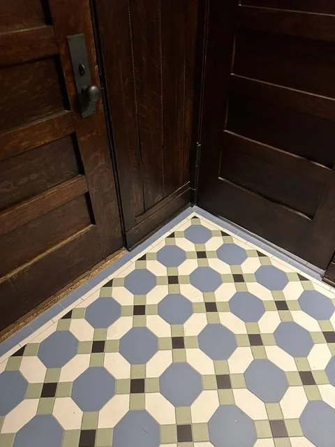 vestibule entry tile pattern floor