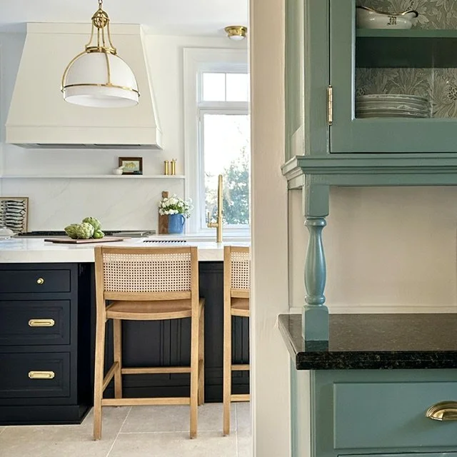 view of kitchen from butler's pantry