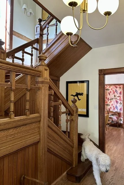 entry hallway and stairs