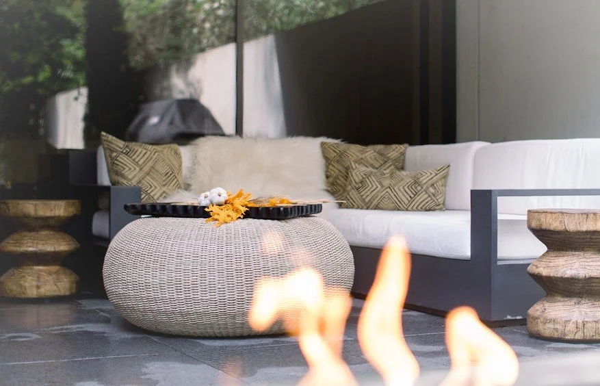 modern patio detail