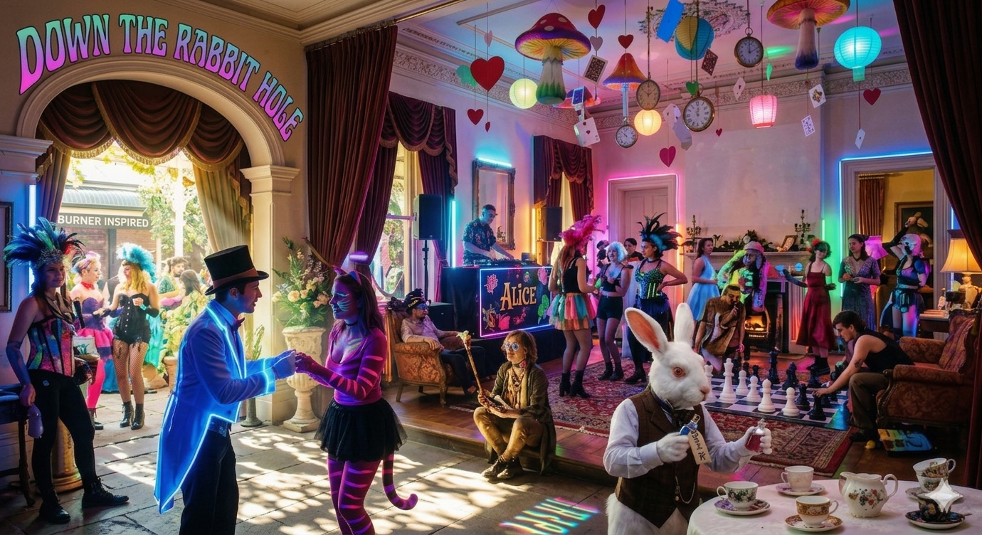 Alice in Wonderland Full Day House Party