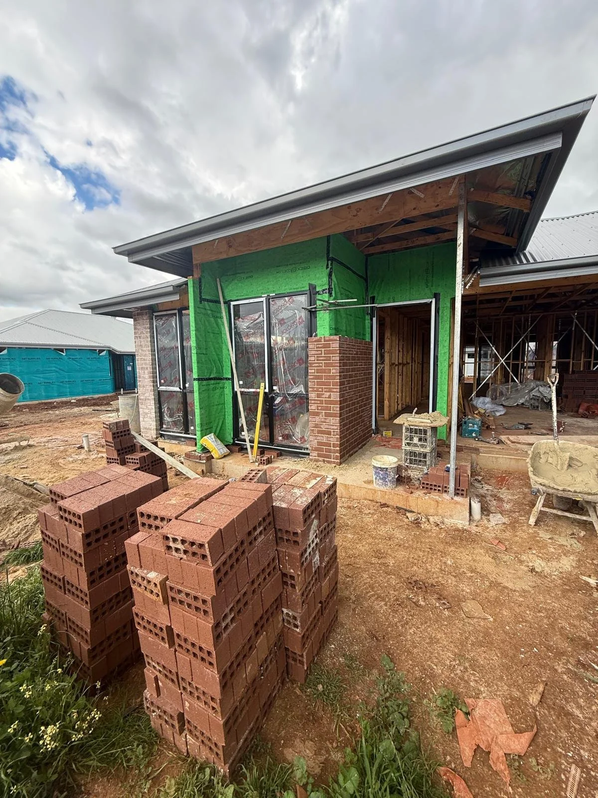 Photo of the brickwork