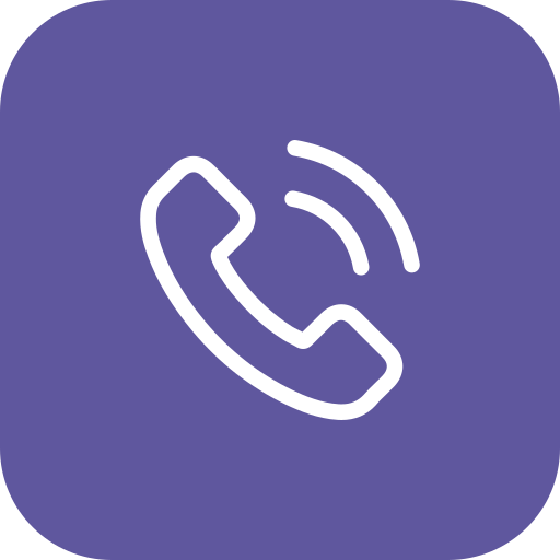 Icon of a telephone receiver with sound waves indicating a call.