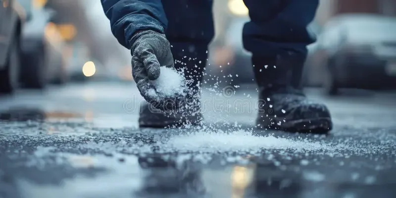 Salt spreading