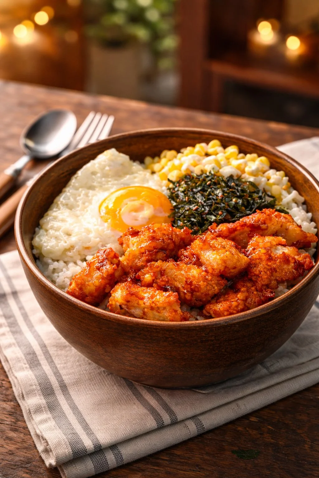 Chicken Nori Rice Bowl