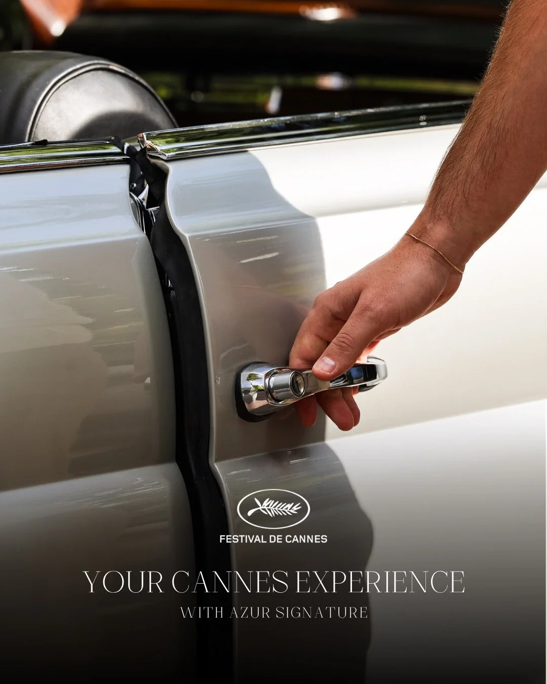 Cannes 2026, redefined by Azur Signature 

During the Festival de Cannes, we handle everything :
VIP arrivals, private drivers, luxury stays, yacht charters, exclusive reservations, and last-minute requests.

From the red carpet to after-parties, eve