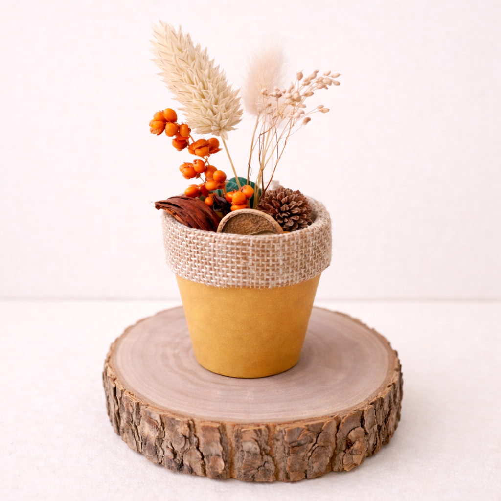 Capsule d'automne – petit pot en argile fait main
