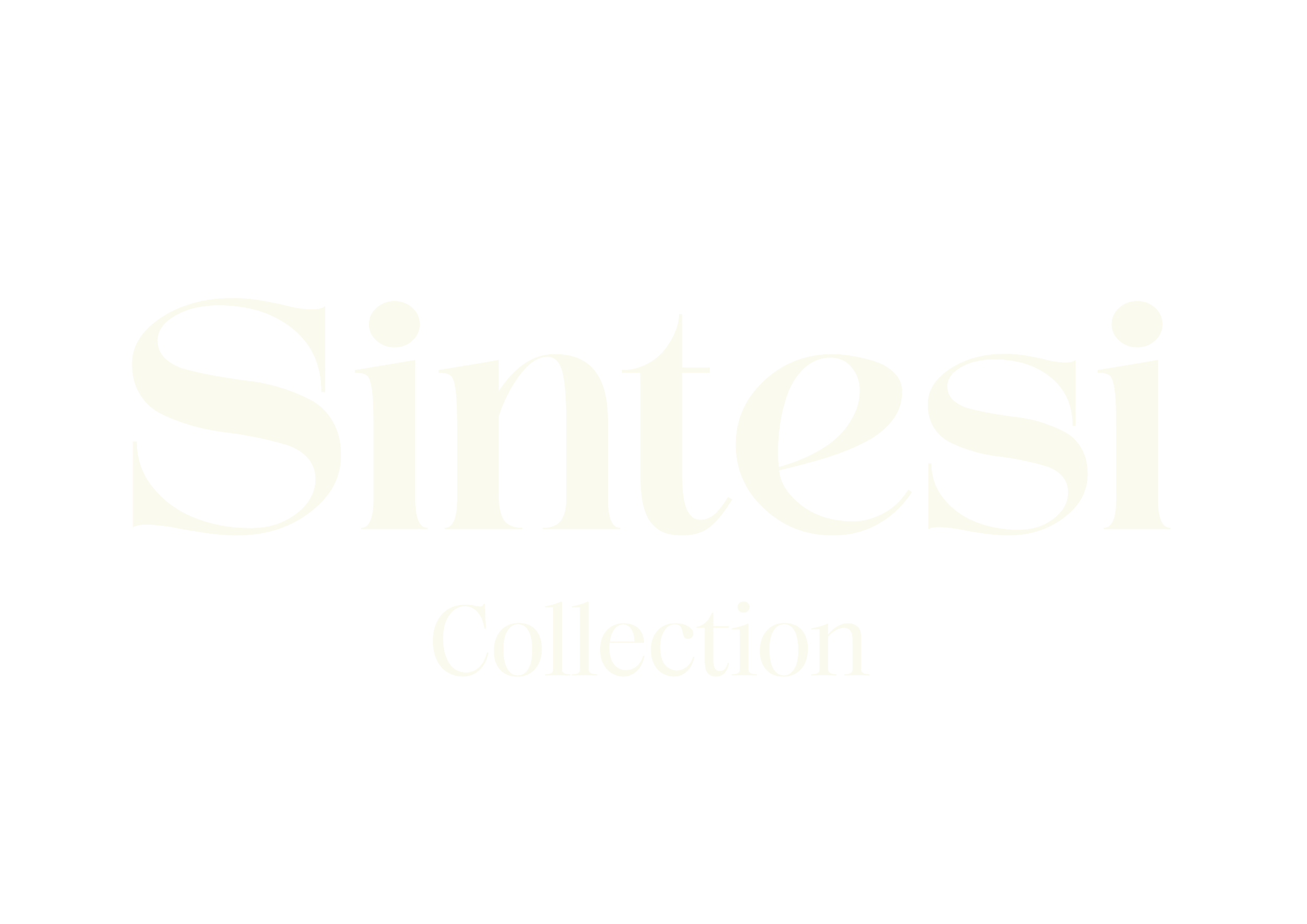 Logo bianco con scritte nere su sfondo nero che dice 'Sintesì Collection'.