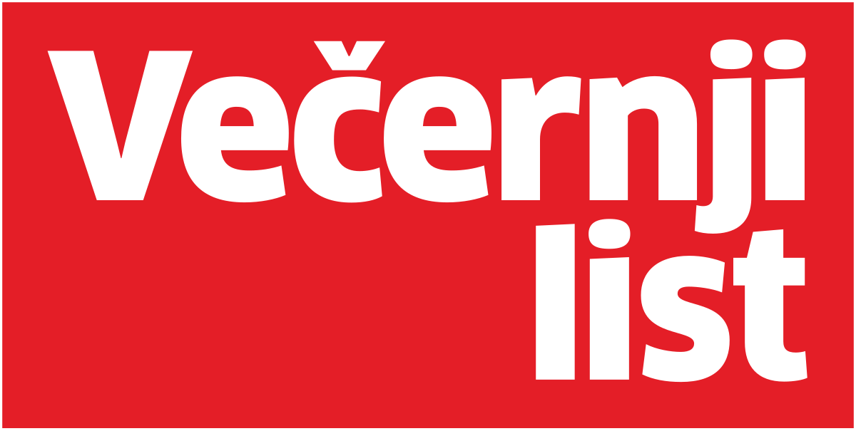 Red background with white text that reads 'Vēernjī List'.