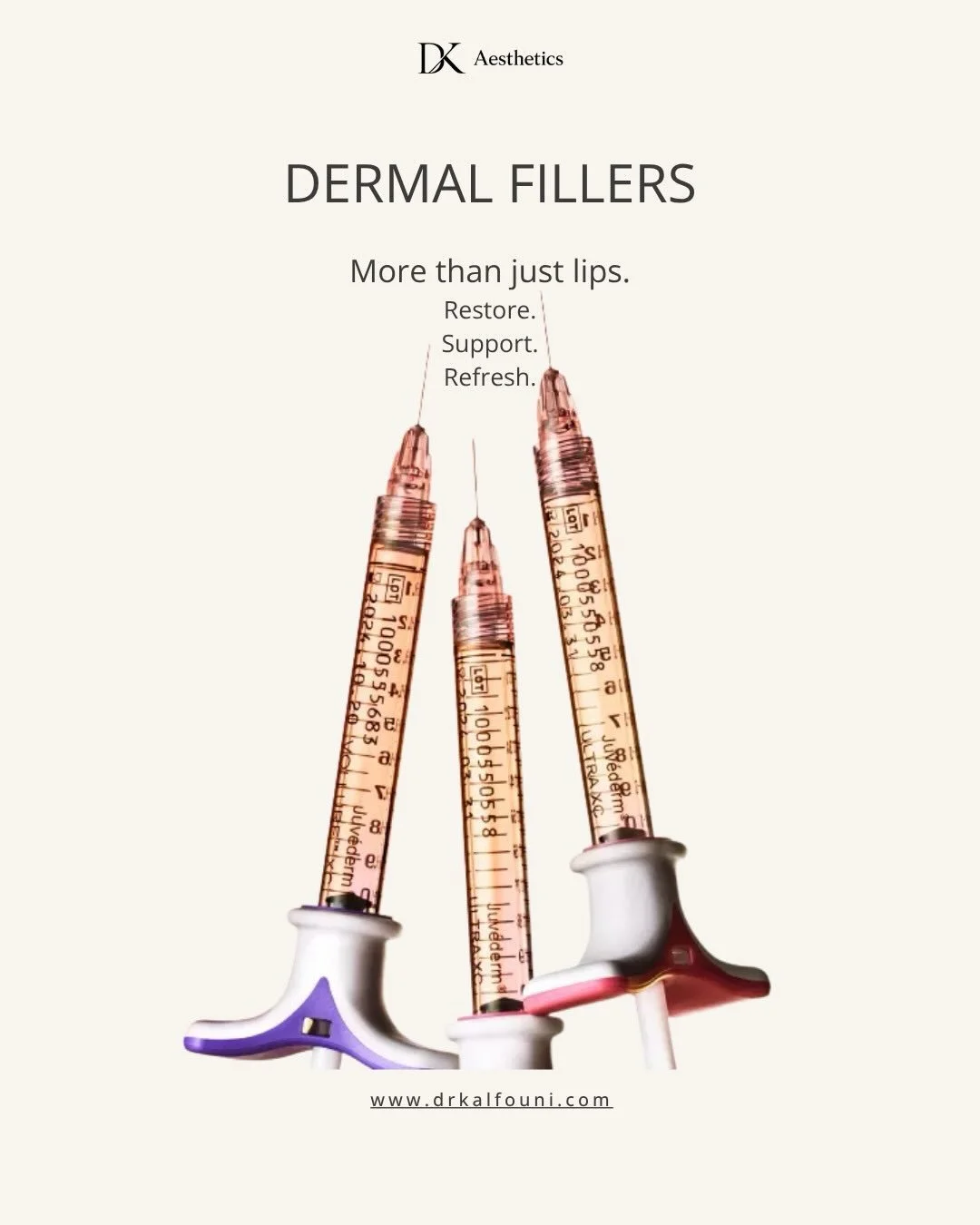 ✨ Subtle enhancement. Balanced proportions. Confidence that still looks like you.

This series explains everything you need to know about filler treatments, from technique to results and aftercare.

💉 Dermal Fillers from &euro;280
✨ Natural-looking 