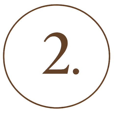 Number two inside a circle.
