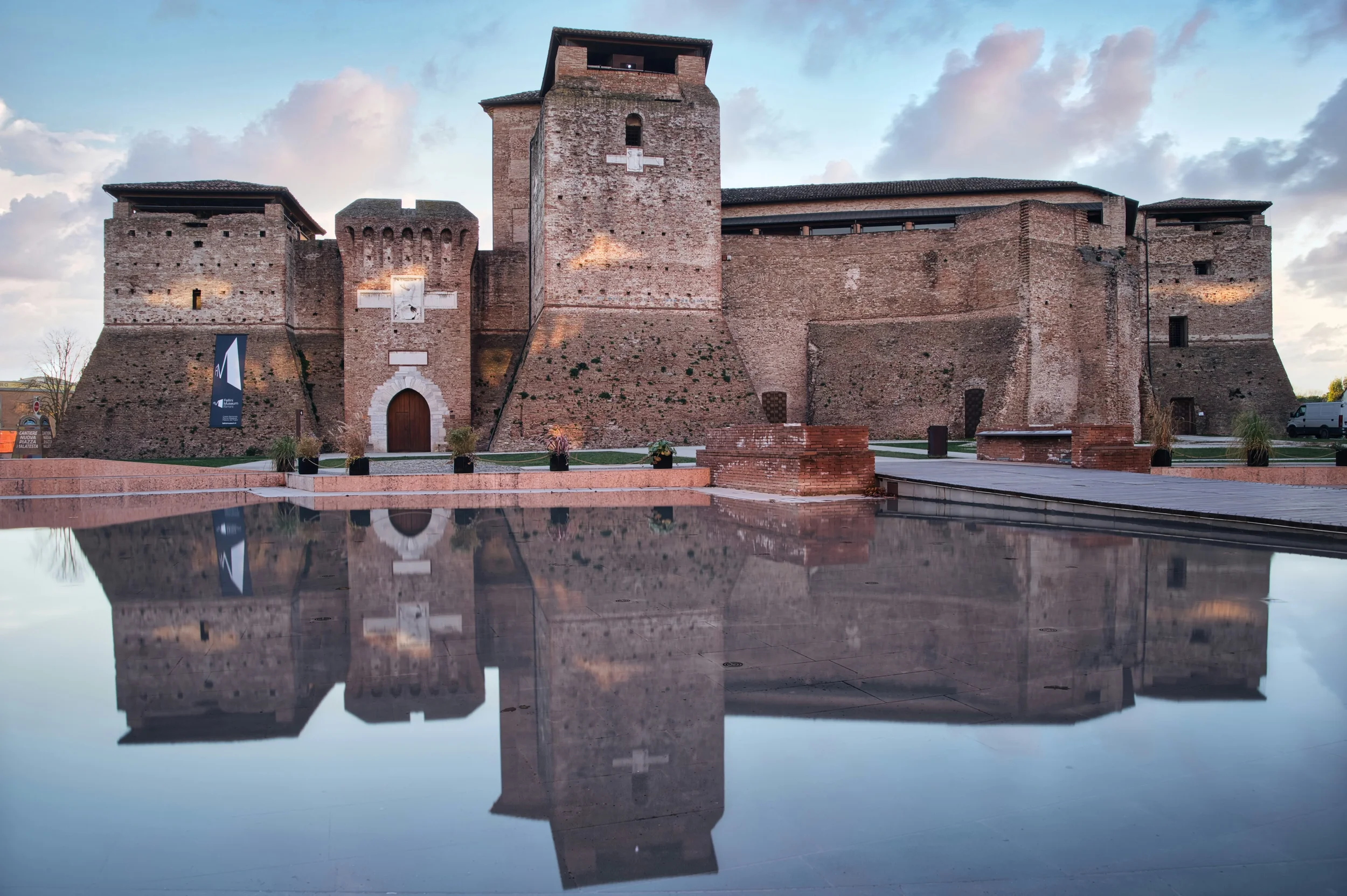 Historic Castel Sismondo in the centre of Rimini, Emilia-Romagna