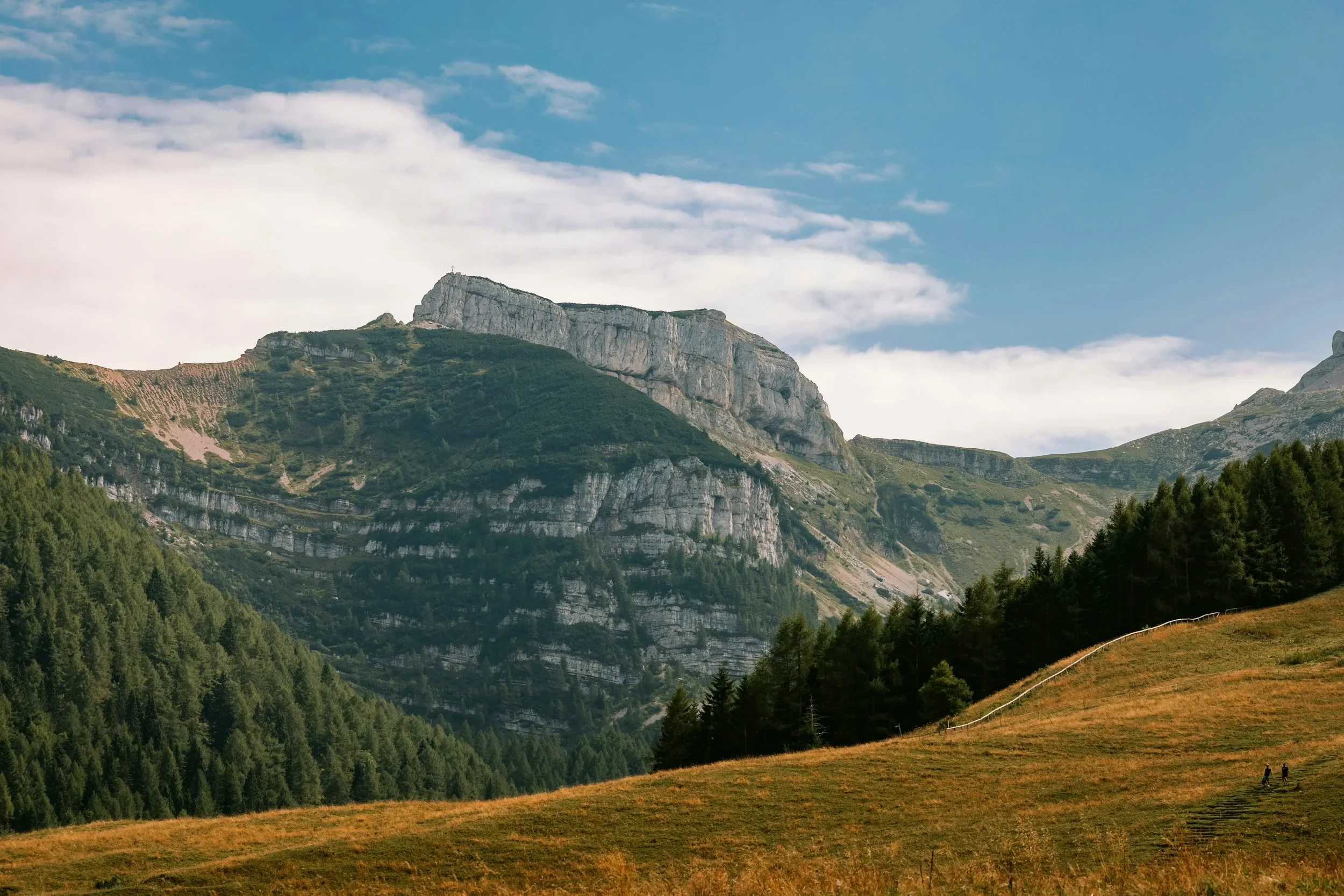 Mountains near the village of Bondone in Trentino-Alto Adige, Italy